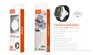TA0504 BL Cargador I.Watch inalambrico Type-C 3W, Blanco Cód.: 0055041