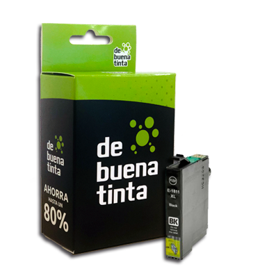 Cartucho Alternativo Epson T1811 XL (18XL) Negro Cód.: IFE18N 470 Pag