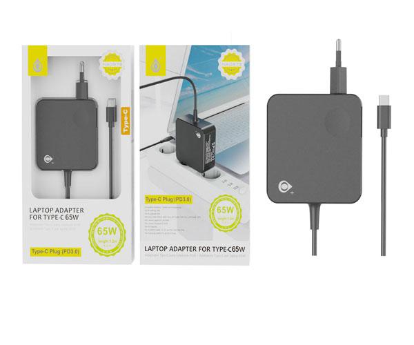 Cargador para portátil universal automático 65W Type-C / NA0379 / One+ Cód.: CARG-212