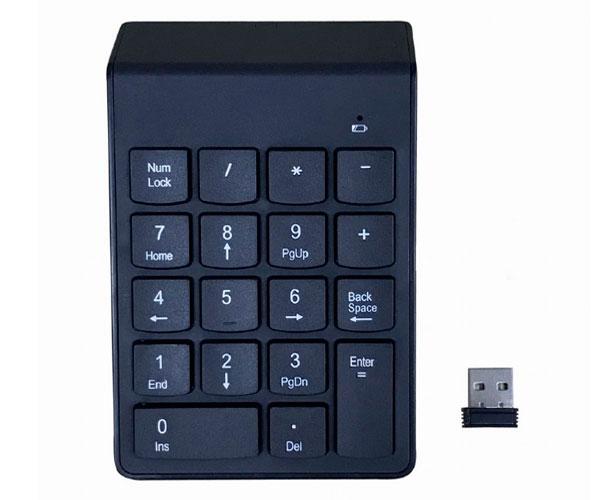 Teclado numerico inalámbrico KPD-W-02 / Negro / Gembird Cód.: KEY-020