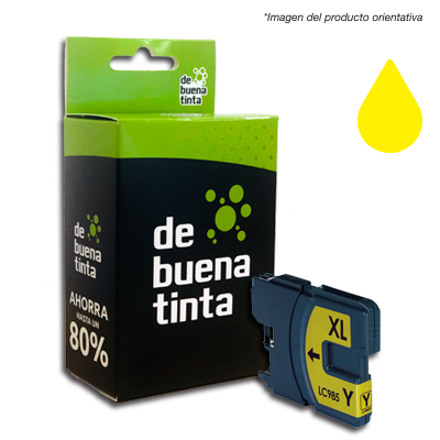 Cartucho Alternativo Brother LC985 Amarillo Cód.: IFB985A