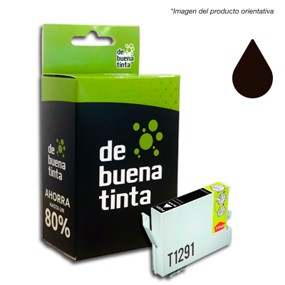 Cartucho Alternativo Epson T1291 Negro Cód.: IFE1291 385 Pag