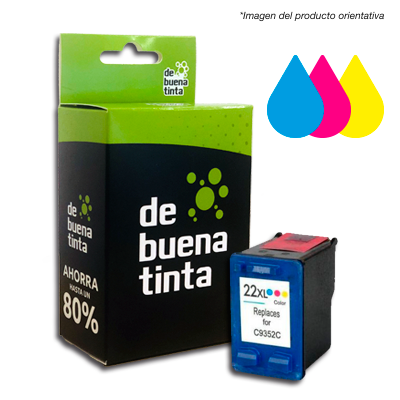 Cartucho Alternativo HP 22 XL Tricolor Cód.: IFH22