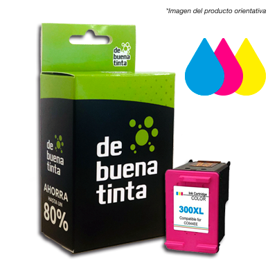 Cartucho Alternativo HP 300 XL Tricolor Cód.: IFH300C 500 pag