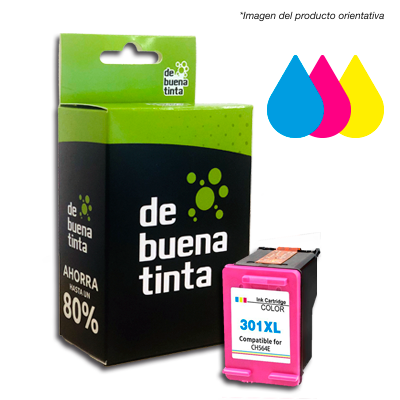 Cartucho Alternativo HP 301 XL Tricolor Cód.: IFH301CV3 430 Pag