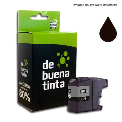 Cartucho Alternativo Brother LC123 Negro Cód.: IFB123N 600 Pag