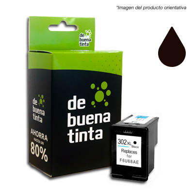 Cartucho Alternativo HP 302 XL Negro Cod.: IFH302N 480 Pag