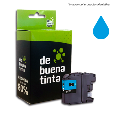 Cartucho Alternativo Brother LC123 Cyan Cód.: IFB123C 600 Pag