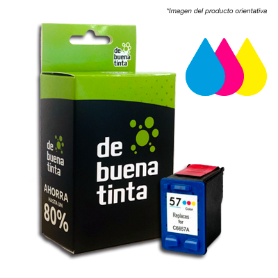 Cartucho Alternativo HP 57 XL Tricolor Cód.: IFH57 510 Pag