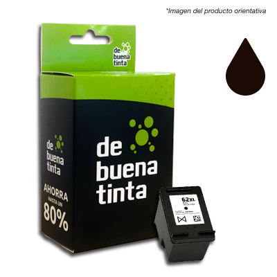 Cartucho Alternativo HP 62 XL Negro Cód.: IFH62N 600 Pag