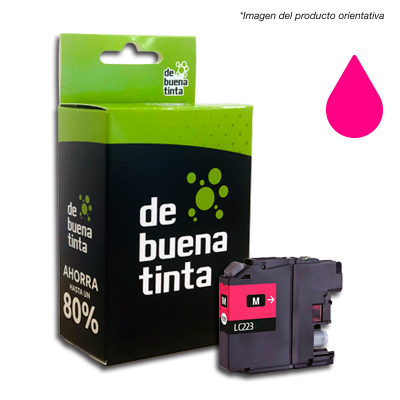 Cartucho Alternativo Brother LC223 Magenta Cód.: IFB223M 550 Pag
