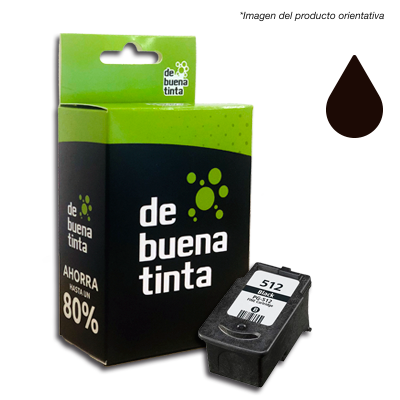 Cartucho Alternativo Canon PG512 Canon PG510 Negro Cód.: IFC512 440 Pag