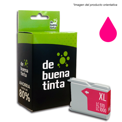 Cartucho Alternativo Brother LC970 Brother LC1000 Magenta Cód.: IFB970M