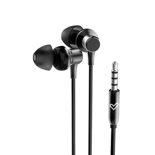 Auriculares Energy Sistem Metallized / Cable 1.2 / Microfono Integrado / Control de Volumen / Negro / 456727 Cód.: AUR-230